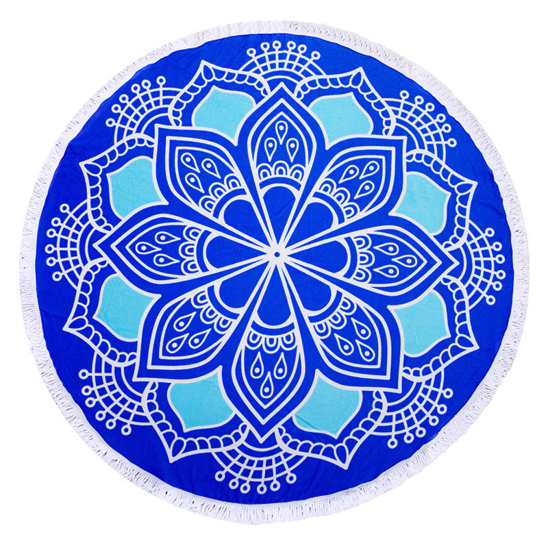 round beach towel 