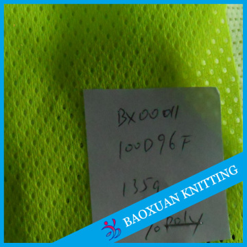 fluorescent green tricot mesh fabric