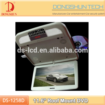 11.6inch rotatable roof dvd, turn left 180 degree, turn right 90 degree