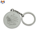 Metal Custom Gold Silver Souvenir Medallion Keychain