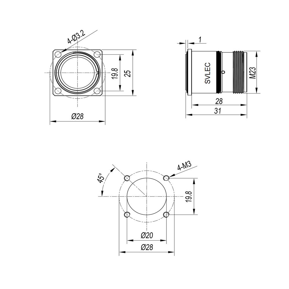 M23 Servo Connector