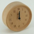 Madera de reloj de mesa natural de alta calidad