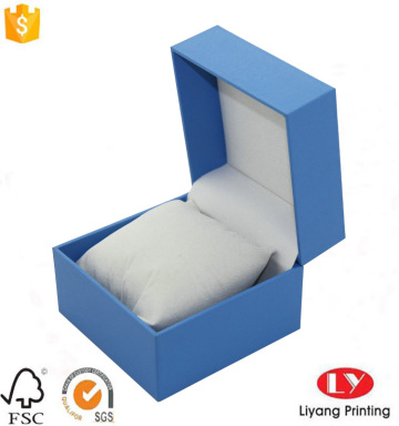 Square Plastic Watch Box With Velvet Pillow