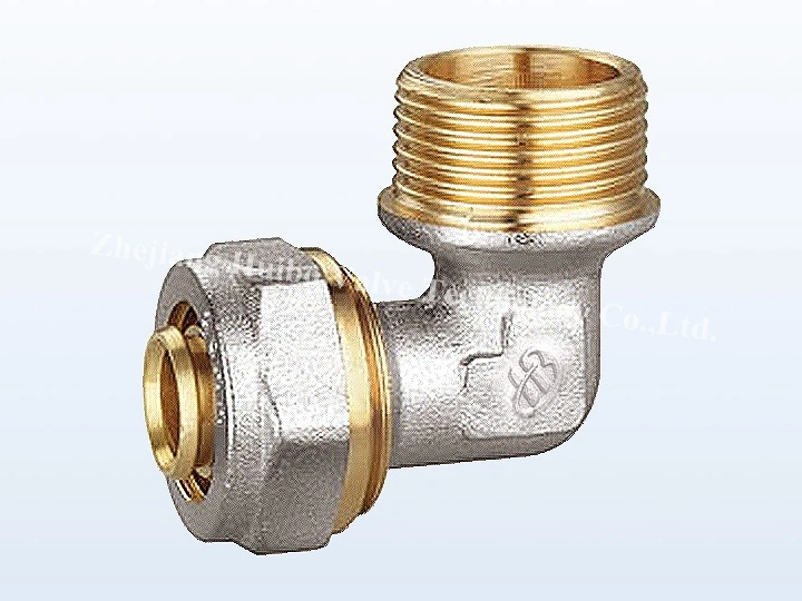 Multi Size Brass Fitting of Valve Elbow Channel Male Thread