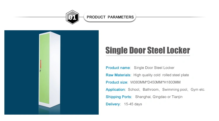 Mingxiu 1 Single Door Almirah with Locker Steel / Single Door Hostel Steel Locker