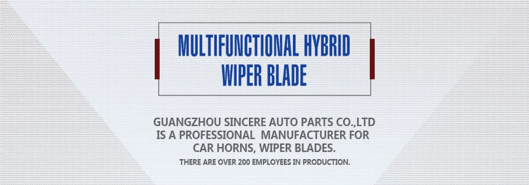 Windshield Wiper Blade Double Soft Universal Wiper Factory Wholesale