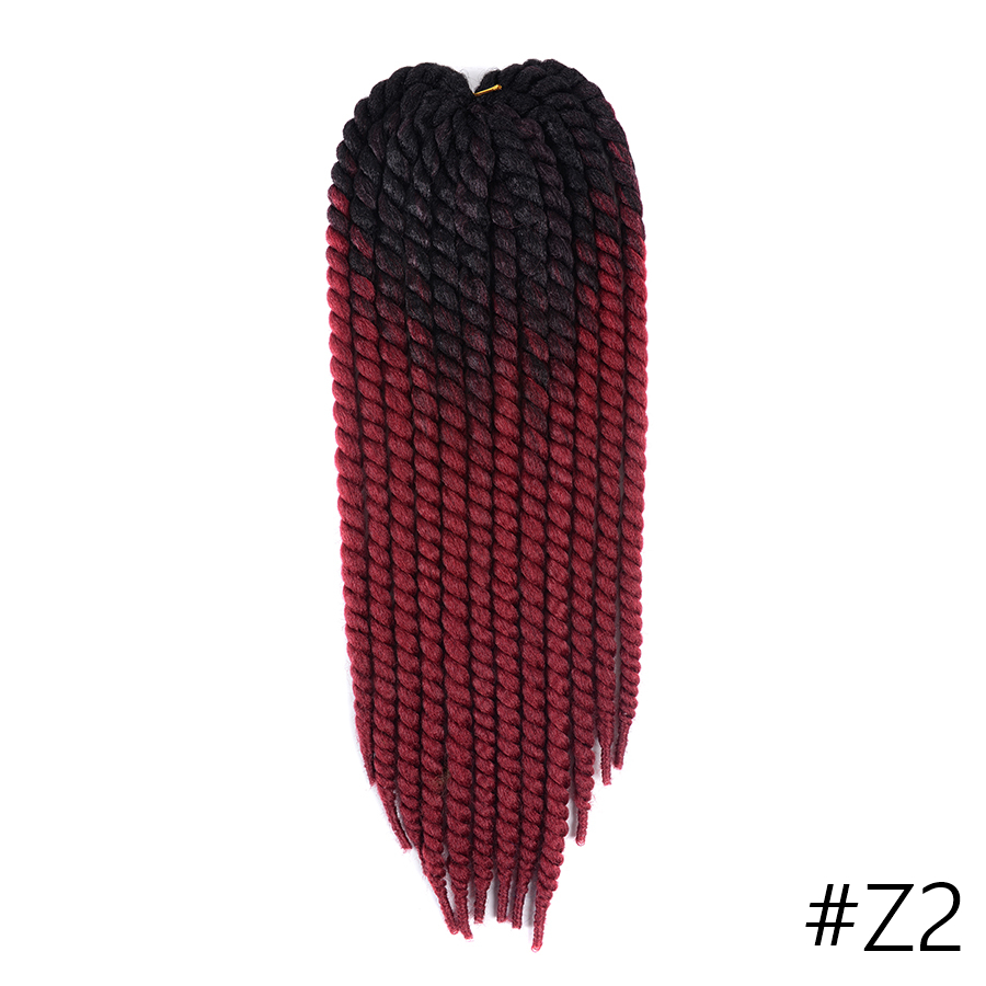 MYZYR Hot Selling  Twist Crochet Braids Synthetic Hair Extension Jumbo Braids 12Roots  Fashion Twist Braids