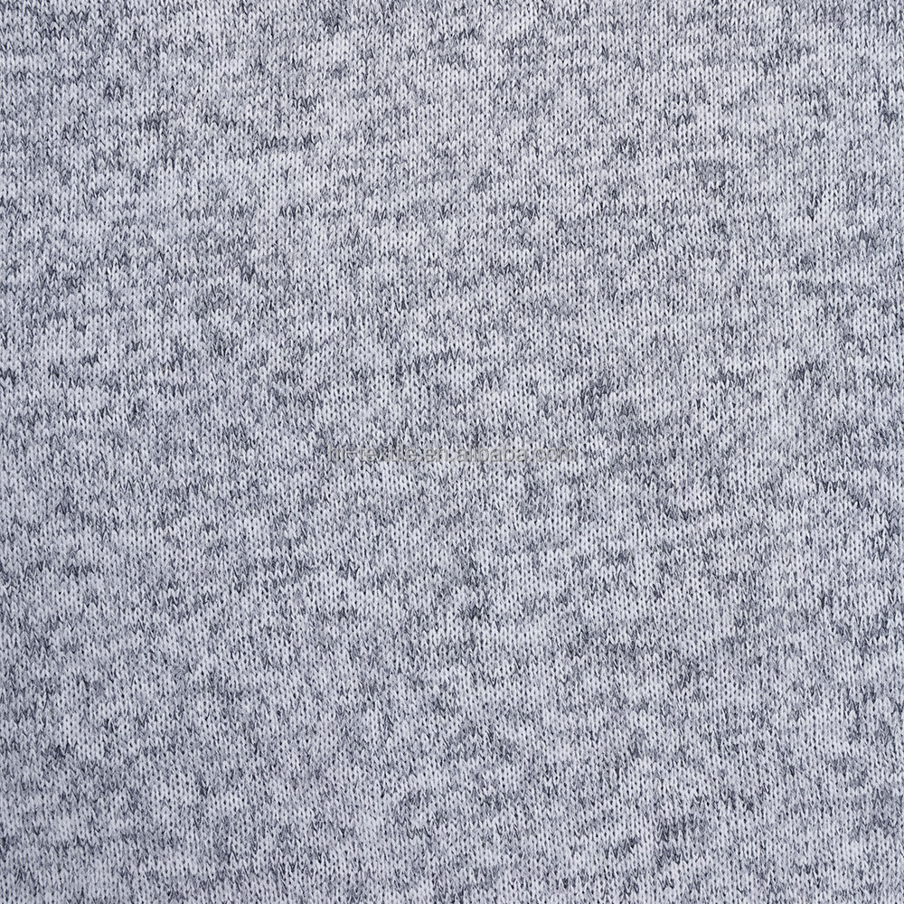 Hacci fleece Space Dye Brush Fabric