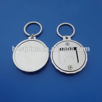 customize key chain bottle openers printed company brand logo