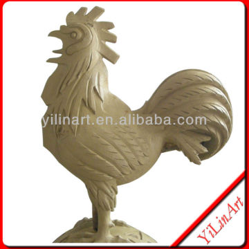 Life Size Natural Marble Outdoor Decoration Stone Cock Statue YL-D108