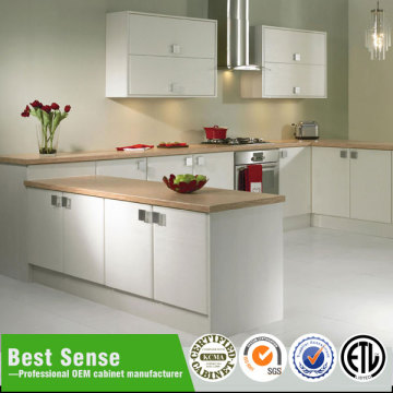 White melamine kitchen cabinet