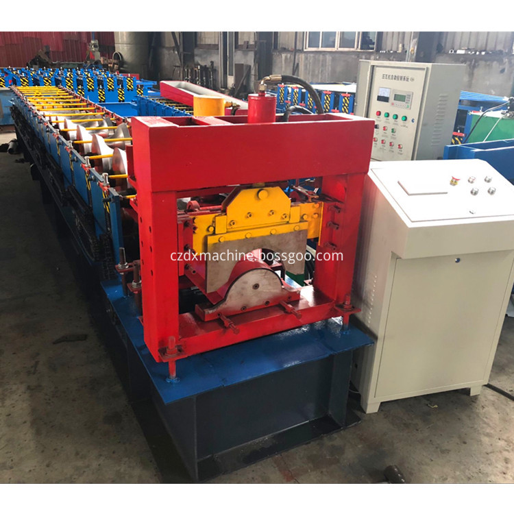 Metal Roof Ridge Cap Roll Forming Machine