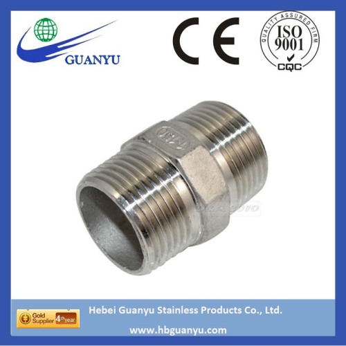 Stainless Steel 304 316 NPT Thread Hex Nipple