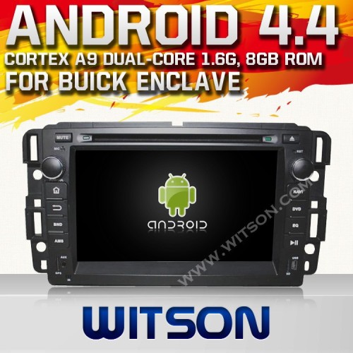 WITSON ANDROID 4.4 FOR GMC BUICK ENCLAVE RADIO PLAYER WITH 1.6GHZ FREQUENCY DVR SUPPORT RAM 8GB FLASH BLUETOOTH GPS WIFI