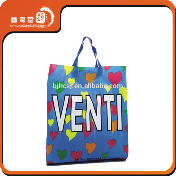 custom carry plastic hand bags shopping