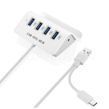 USB 2.0 Hub Micro USB OTG Adapter