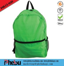 Large volume lightweight folding travel backpack
