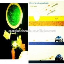 Small glass beads, reflective road marking paint glass beads