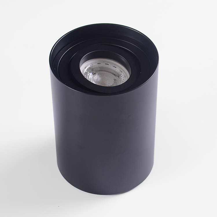 IP20 CE surface mounted led ceiling lights aluminium housing cylinder mount led downlight housing