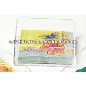 Acrylic/perspex/lucite/plexiglass tissue holder