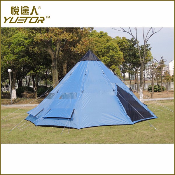 NPOT Professional used canvas tents teepee indian fabric tents for sale with CE certificate