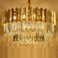 LEDER Crystal Round Ceiling Chandelier