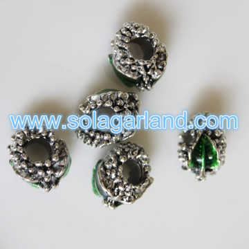 10 * 15MM elegante olio goccia smeraldo stile pendenti per gioielli Making