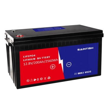 Paquete de batería de litio LiFePO4 200Ah 12.8V para energía solar