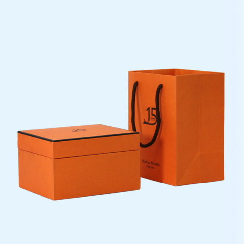 Orangefarbene Farbe Custom Coffee Backboxen