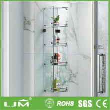 size customized glass cruet set with stand