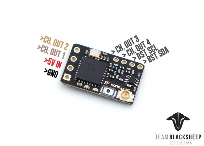Original Black Sheep TBS CROSSFIRE Nano RX SE Receiver For RC PFV Drone Toy