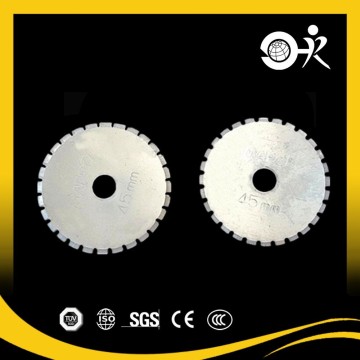 Support tooth dotted line round blade 45*8*0.4mm