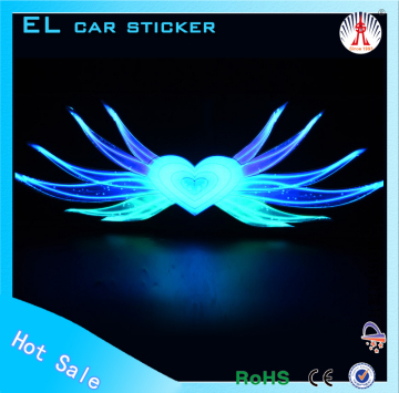 Sound active flashing el car sticker equalizer flashing el car sticker car led music light