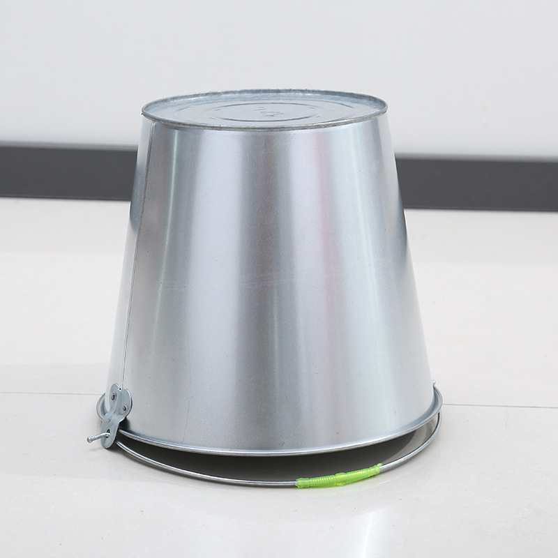 Customized Galvanized Metal Trash Can for Fire Safety