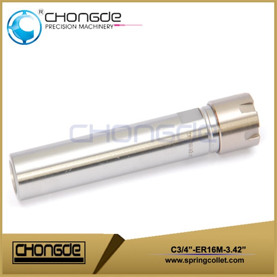 ER16 كوليت ظرف C3 / 4 &quot;-ER16M-3.42&quot; حامل ساق مستقيم