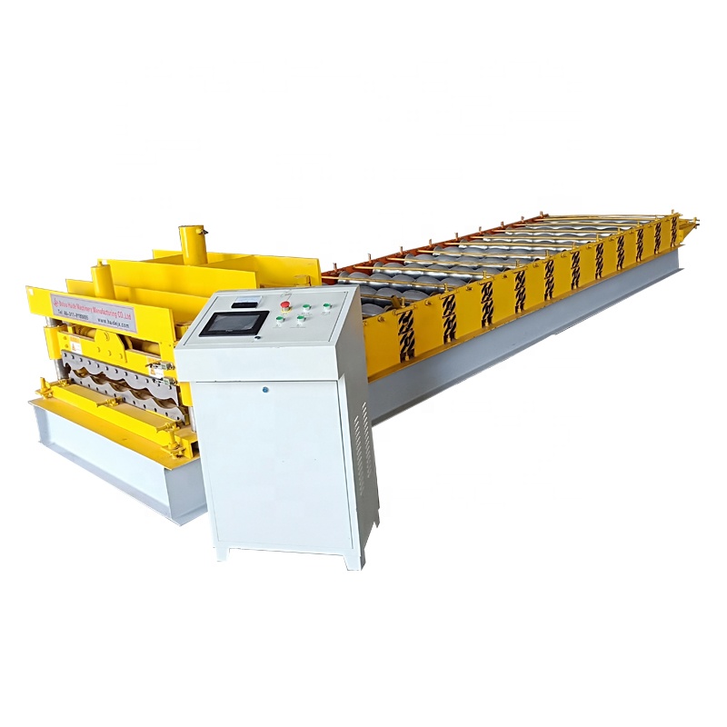 840 Glazed Roof wall sheet Tile Roll Forming making Machine