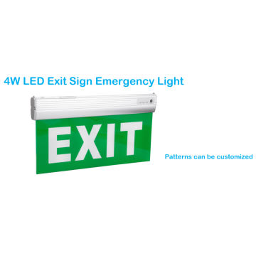 Handhaafde Emergency LED -uitgangsbord