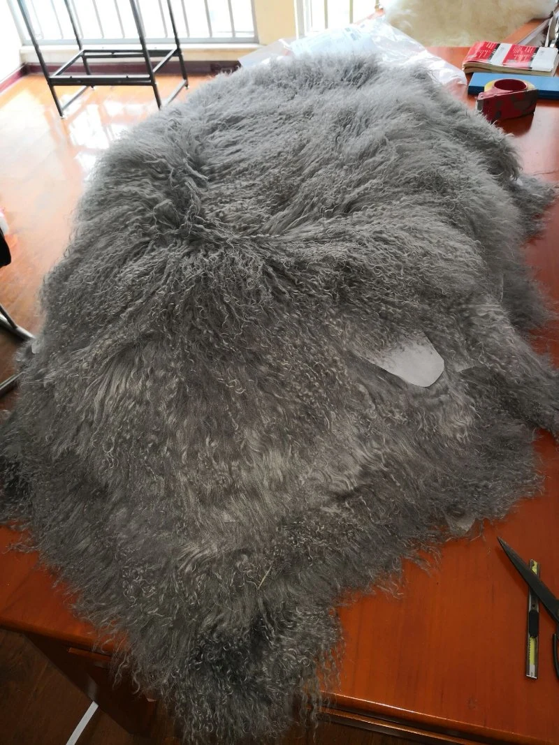 Mongolian Sheep Fur Plate for Sale