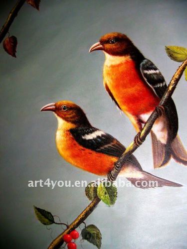 decorative bird animal oil paintings
