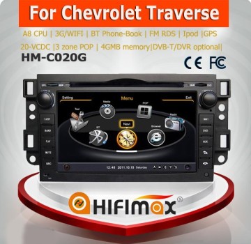 Hifimax for chevrolet traverse car dvd gps