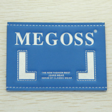 Blue Rea Leather with with Debossed Logo