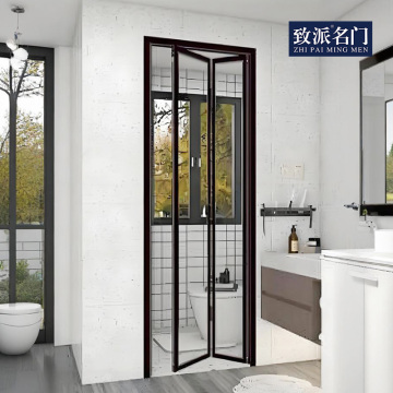 Space-Saving Slim Folding Glass Door for Kitchen