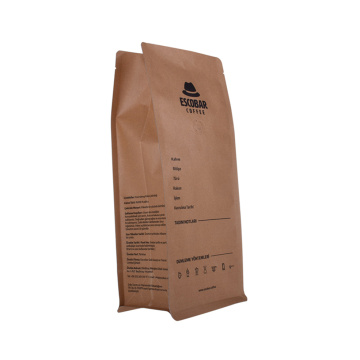 Bolsa de café biodegradable con válvula