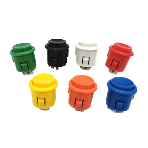 Mounting Hole 33mm Sanwa Arcade Round Push Buttons