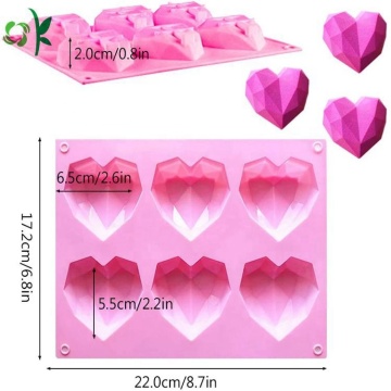 Customized Dessert Mold 6 Cavities Chocolate Mold