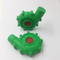 Unidad flash USB de PVC con forma de caracol verde