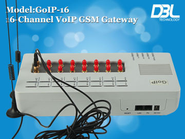 Dbl Relay Server Ntp / Sntp Sim Card Gateway Dhcp Goip16 , Vlan / Qos