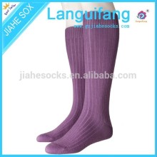 double cylinder socks for women/knee high cotton sock