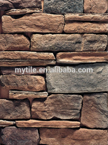 Lightweight artificial stone tile