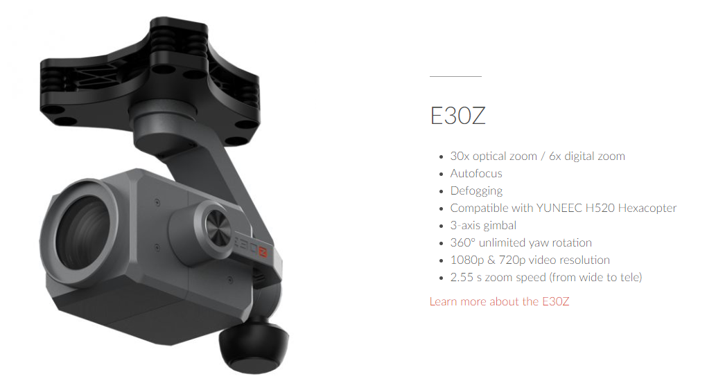 Yuneec Typhoon H520 UAV Photography drone professional use for law enforcement, search and rescue, security Six-axis UAV